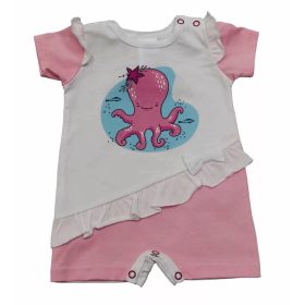 ABR Ujjatlan baba napozó - Fehér-Rózsaszín - Polip (56)