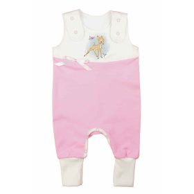   ABR Ujjatlan vékony rugi - Fehér-Rózsaszín - Bambi (56-62)