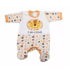 ABR Hosszú ujjú baba rugdalózó Oroszlán mintával (50)