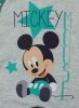 ABR Hosszú ujjú elől patentos pamut rugi - Szürke-Zöld - Mickey egér (62)