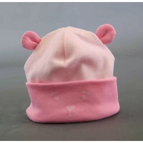 ABR Pamut baba sapka füles - Rózsaszín (74)