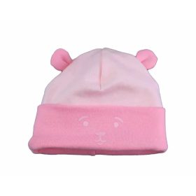 ABR Pamut baba sapka füles - Rózsaszín (74)