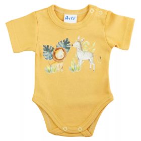   ABR 2 részes rövidnadrágos szett szafaris mintával - Mustár (68)