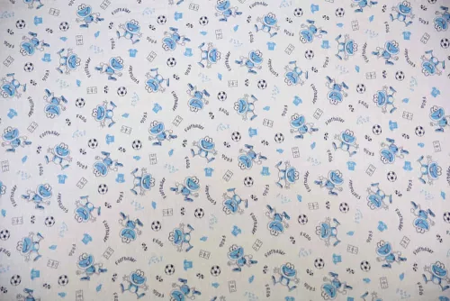 ABR Óvodai lepedő 135x60cm - Focis béka
