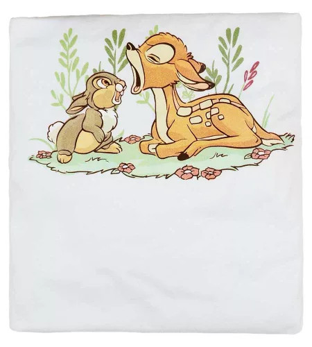 ABR pamut gumis lepedő - Fehér - Bambi (60x120-70x140 cm)