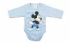 AB Hosszú ujjú pamut body - Kék - Mickey egér (68)