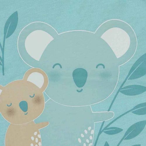 ABR Ujjatlan pamut body - Türkiz - Koala (62)