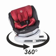   Coccolle Lyra 360°-ban forgatható gyerekülés 0-36 kg - Dahlia Red