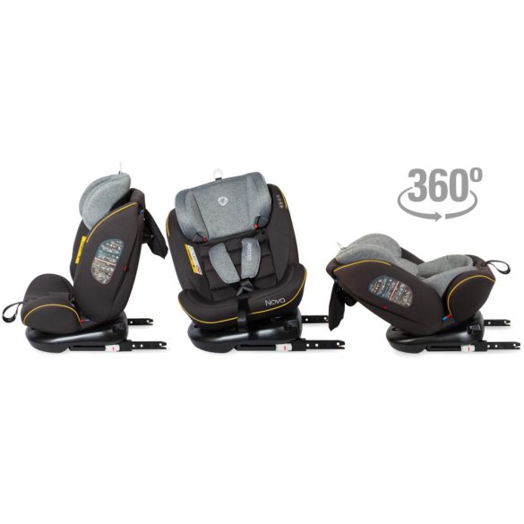 Coccolle Nova 360°-ban forgatható gyerekülés 0-36 kg - Grey