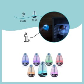   BABYMOOV HYGRO+ digitális ultrahangos párásító színváltós éjjeli lámpával