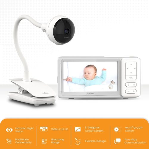 Chillax DM685 Smart Giraffe Clip 5" Smart wi-fi video babaőrző