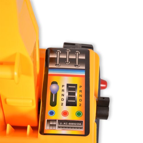 Moni Toys Excavator ráülős kanalas munkagép sisakkal - Sárga