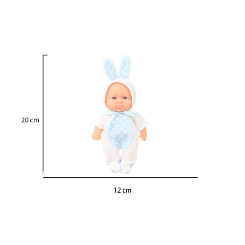 Moni Játékbaba 20 cm - Fehér
