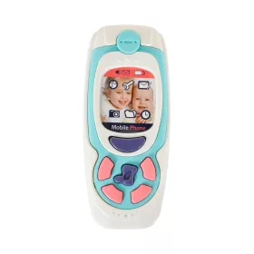 Moni Toys Baby telefon dallammal és fényhatással - Kék