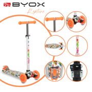 Byox Rapture 3 kerekű roller - Narancssárga