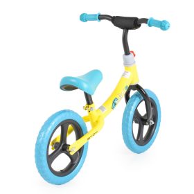   Byox 2B Carbonszálas futóbicikli (12") - Sárga - Kék