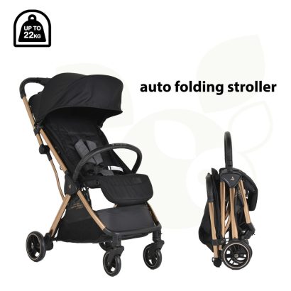 Cangaroo Easy Fold sport babakocsi - Limited Arany váz - Fekete