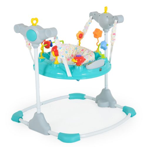 Moni Vista zenélő, 360 fokban forgatható, baba ugráló - Türkiz