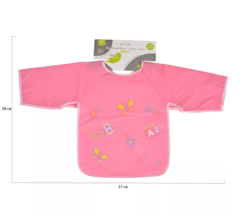 Cangaroo Bib Piggy hosszú ujjas előke - Rózsaszín