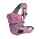 Cangaroo Carry Go 4 pozíciós, kapucnis csatos hordozó - Pink