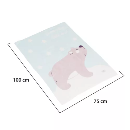 Cangaroo Dream Bear baba takaró (70x100 cm) - Kék
