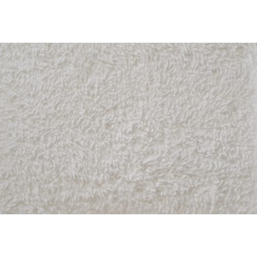 Cangaroo Pamut frottír, Princess kapucnis törölköző (75x75 cm) + Mosdatókesztyű - Fehér- Rózsaszín szegéssel