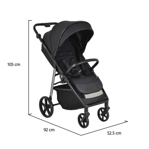 Cangaroo Ace sport babakocsi - Fekete