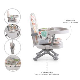 Cangaroo Kiwi székmagasító etetőszék - Betűk