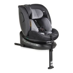   Cangaroo Hoku I-Size 360°-ban forgatható ISOFIX gyermekülés,SIP oldalvédelemmel (40-150 cm) - Szürke