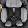 Cangaroo Hoku I-Size 360°-ban forgatható ISOFIX gyermekülés,SIP oldalvédelemmel (40-150 cm) - Szürke