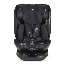   Cangaroo Gravity I-Size 360°-ban forgatható ISOFIX gyermekülés, SPS oldalvédelemmel (40-150 cm) - Fekete