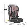 Cangaroo IDrive Phantom gyerekülés (76-150 cm) - Rózsaszín