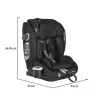 Cangaroo Falcon I-Size gyerekülés (76-150 cm) - Fekete