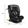 Moni Vamos I-Size 360°-ban forgatható ISOFIX gyermekülés 40-150 cm - Zöld