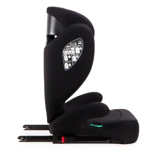 Moni I-Race i-Size gyermekülés 100-150 cm - Fekete