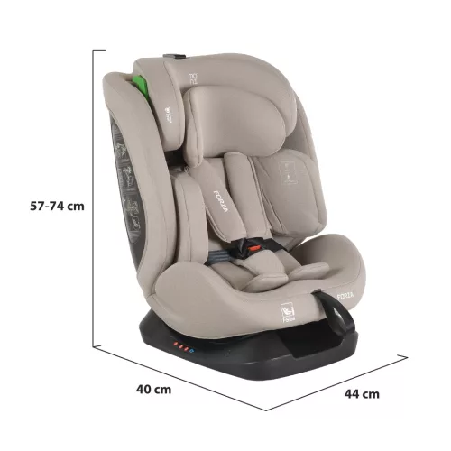 Moni Forza I-Size gyermekülés 40-150 cm - Bézs