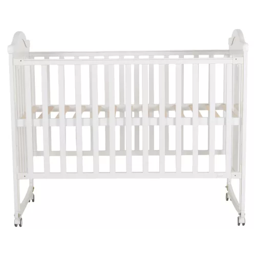 Cangaroo Juno fa babaágy zsiráf mintás, ringatós 60*120cm - Fehér