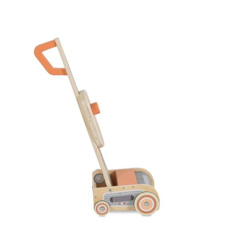 Moni Toys Fa porszívó kerekekkel - Narancssárga
