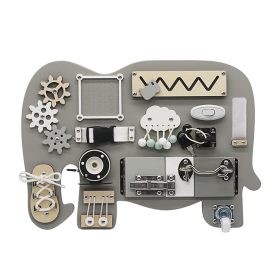 Moni Toys Elephant Montessori fa matatófal