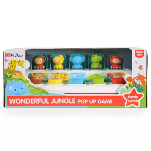 Fivestar Toys Interaktív Pop Up műanyag játék - Dzsungel