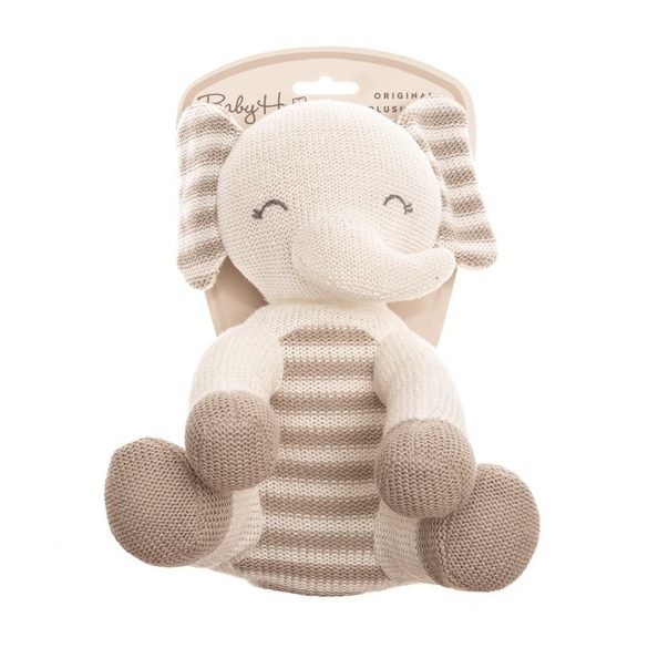 Baby Hug - Kötött elefánt - 24 cm