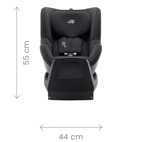 Britax Römer Dualfix M Plus Style gyerekülés 61-105cm - Carbon Black
