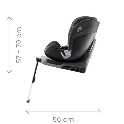 Britax Römer Swivel 2 360°-ban forgatható autósülés (40-125 cm) - Midnight Grey