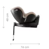 Britax Römer Dualfix Pro M Style 360°-ban forgatható autósülés (61-105 cm) - Teak