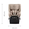 Britax Römer Dualfix Pro M Style 360°-ban forgatható autósülés (61-105 cm) - Teak