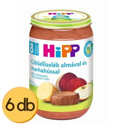   Hipp BIO Bébiétel Céklafőzelék almával és marhahússal 8h+ - 6x220 g