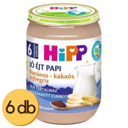   Hipp BIO Jó éjt papi Banános-kakaós tejbegríz 6h+ - 6x190 g
