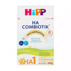   Hipp HA1 Combiotik hypoallergén tejalapú anyatej-helyettesítő tápszer 0h+ (600g)