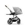 CYBEX Gold Balios S Lux SLV B 2in1 sport babakocsi Cot S Lux mózeskosárral - Lava Grey 