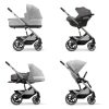 CYBEX Gold Balios S Lux SLV B 2in1 sport babakocsi Cot S Lux mózeskosárral - Lava Grey 